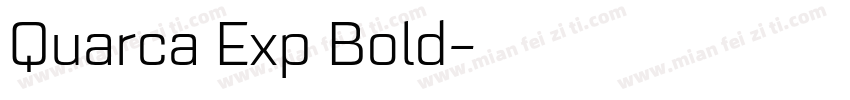 Quarca Exp Bold字体转换